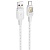 Кабель USB HOCO U124 Stone silicone USB - Type-C, 3A, 1.2 м, серый