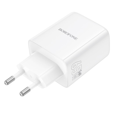 Сетевое зарядное устройство BOROFONE BN32 Cargador 1xUSB + 2xUSB-C, 65W, белый