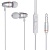 Проводные наушники HOCO M59 Magnificent, Jack 3.5mm, 1.2 м, серебристый
