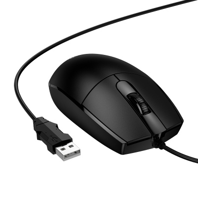 Мышь проводная HOCO GM50 League, USB, черный