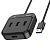 USB HUB разветвитель HOCO HB31 Easy 4 в 1 USB3.0 (m) - 1xUSB3.0 (f) + 3xUSB2.0 (f), 20 см, черный