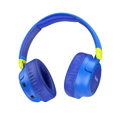 Беспроводные наушники накладные HOCO W43 Adventure, Bluetooth, синий