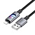 Кабель USB HOCO U144 Charging USB - Lightning, 2.4А, 1.2 м, черный