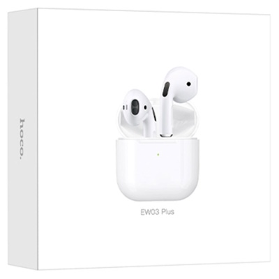 Беспроводные наушники TWS HOCO EW03 Plus, Bluetooth, белый