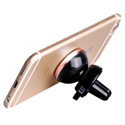 Автомобильный держатель HOCO CA3 Outlet, магнитный, на воздуховод, черный+желтый